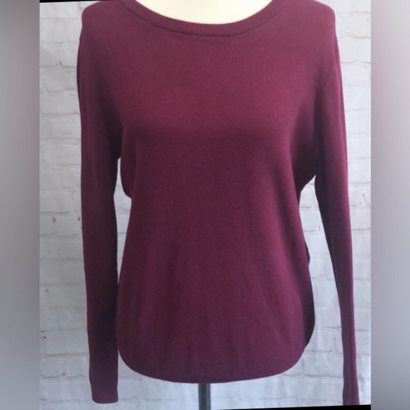 Tommy Hilfiger Y2K vintage Maroon crewneck sweater size large GUC - Picture 7 of 7